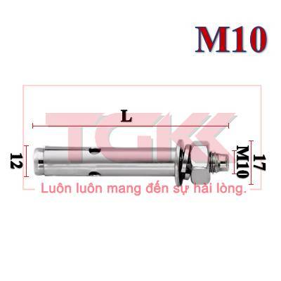 Bulong nở (nở rút) inox 304 M10 | Shopee Việt Nam