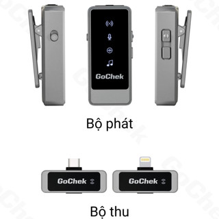 Micro Thu Âm Không Dây GoChek Ultra S24 - Micro Ghi Âm Hỗ Trợ Điện Thoại, Âm Thanh Xịn Xò
