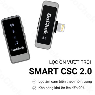 Micro Thu Âm Không Dây GoChek Ultra S24 - Micro Ghi Âm Hỗ Trợ Điện Thoại, Âm Thanh Xịn Xò