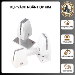 Kẹp vách ngăn, Kẹp kính vách ngăn hợp kim - Dùng được mọi loại vách ngăn cho văn phòng, phòng học