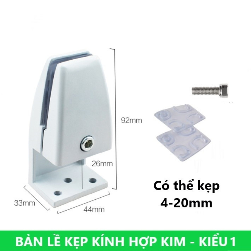 Kẹp vách ngăn, Kẹp kính vách ngăn hợp kim - Dùng được mọi loại vách ngăn cho văn phòng, phòng học