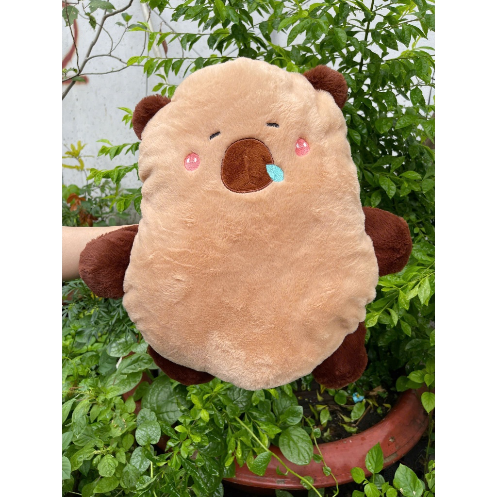 [ CAPY ]  GỐI ĐI XE CAPYBARA SIÊU HOT DỄ THƯƠNG CHO BÉ , MỀM MỊN , ÊM ÁI