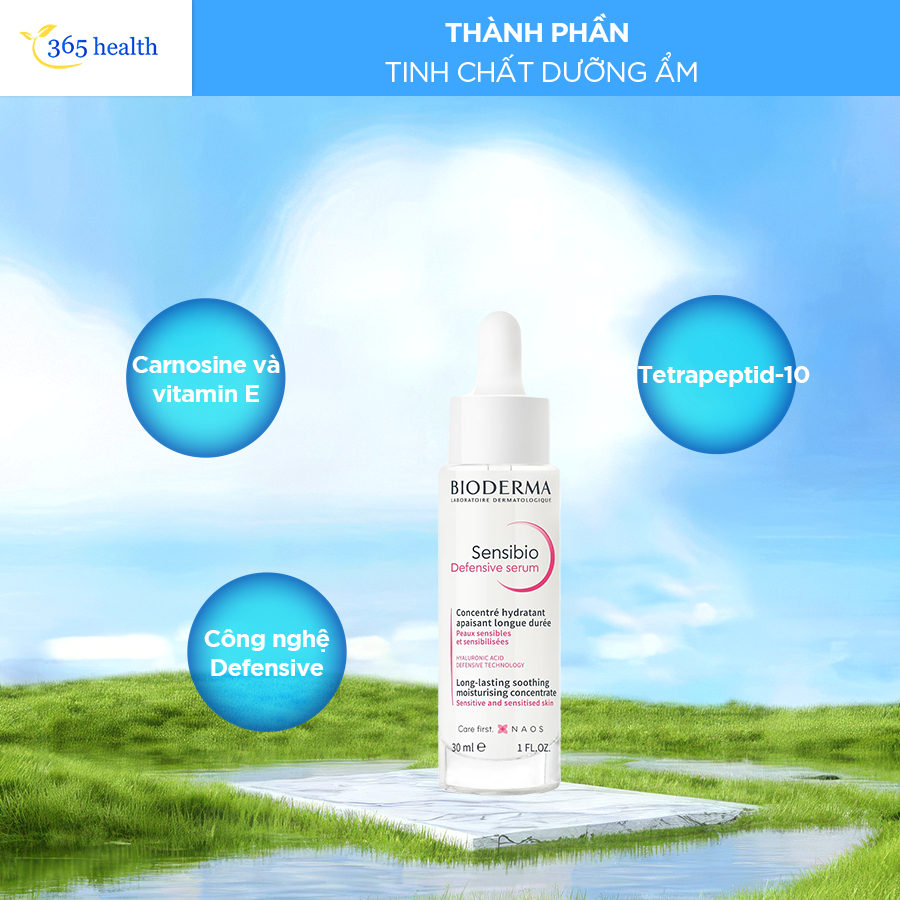 Tinh Chất Bioderma Sensibio Defensive Serum 30ml