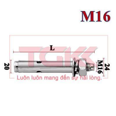 Bulong nở (nở rút) inox 304 M16 | Shopee Việt Nam