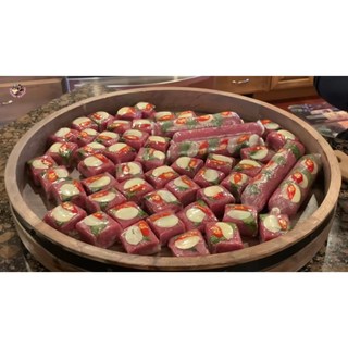 [có che tên] MUỐI ĐỎ DOMO - tạo màu hồng đỏ cho nem nướng, nem chua