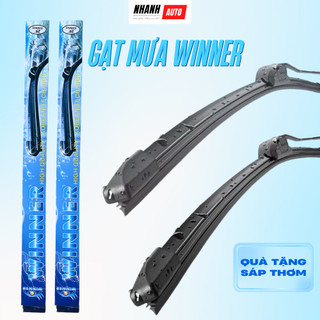 Gạt mưa silicone Winner 1 lưỡi thân mềm gạt cực sạch