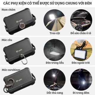 Đèn Pin mini siêu sáng, đèn led cao cấp cắm trại, camping flashlight 12000-18000mah, chống thấm nước, kèm 3chui sạc