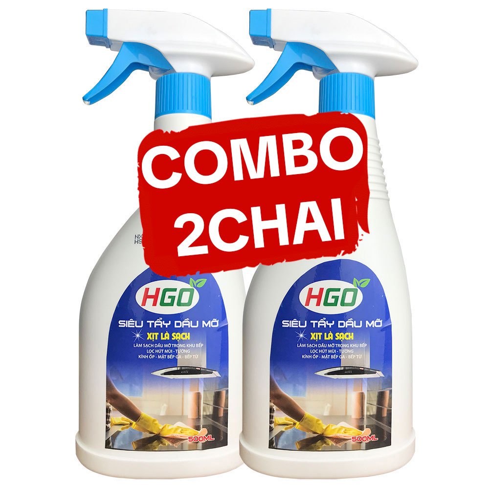Ảnh Tẩy Dầu Mỡ Nhà Bếp HGO An Toàn Tiện Lợi Hiệu Quả 500ml 1