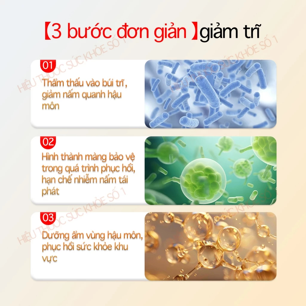 Kem bôi trĩ, giảm sưng đau vùng hậu môn, tiêu sưng,cầm máu và làm co búi trĩ (dùng cho cả nam và nữ)