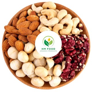 [ Flash Sale ] Ngũ Cốc Granola Mix Siêu Hạt , Hạt Mới Tuyển Chọn Kỹ, Bùi Bùi Ngậy Ngậy Ngon Tụt Lưỡi Tại HM Food
