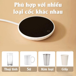 Đế Hâm Nóng Đồ Uống Xiaomi Thông Minh, Giữ Nhiệt Độ 50 - 60 ºC, Làm Nóng Sữa, Cà Phê, Nước