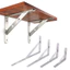 Giá Đỡ Inox SUS 304, Giá Đỡ Kệ Treo Tường Chữ L - Chắc Chắn, Bền Bỉ, Tối Ưu Không Gian