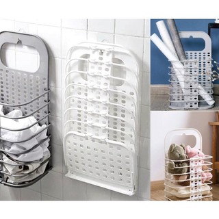Giỏ đựng đồ gấp gọn thông minh Việt Nhật  , giỏ treo tường đựng quần áo đồ dùng nhà tắm 3379