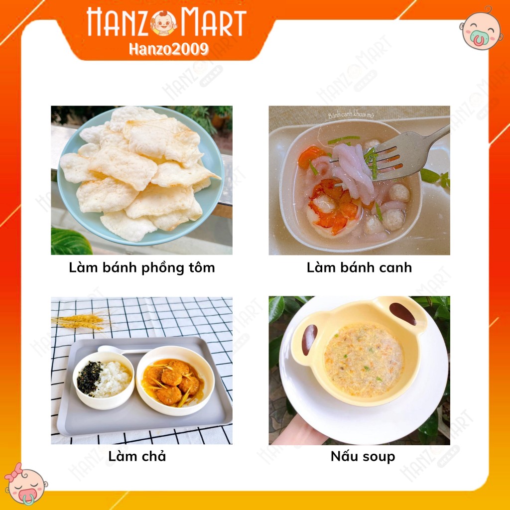 Bột năng hữu cơ Thái Lan cho bé ăn dặm 100g - 400g