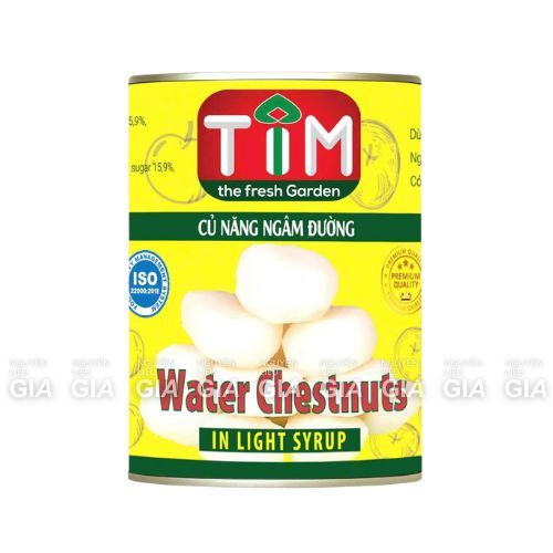 Trái cây ngâm Nif (Tim) lon 565g - nhãn, sen,chôm chôm, dâu tằm, hạt đác, hibiscus, củ năng