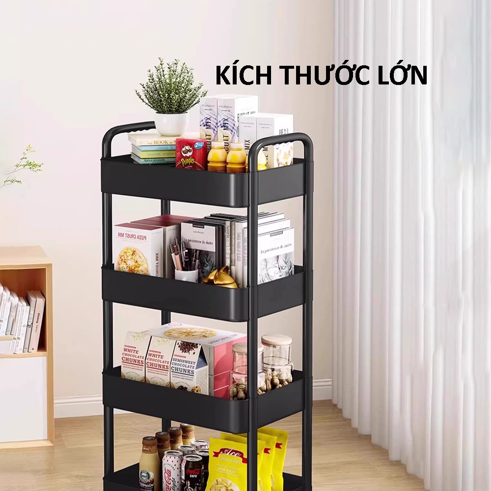 Giá đựng đồ đa năng, đựng đồ mỹ phẩm, nhà bếp cứng cáp dễ di chuyển, chịu lực tốt, dễ lắp đặt