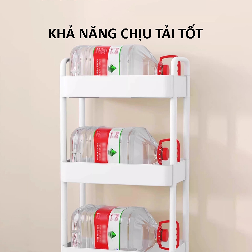 Giá đựng đồ đa năng, đựng đồ mỹ phẩm, nhà bếp cứng cáp dễ di chuyển, chịu lực tốt, dễ lắp đặt