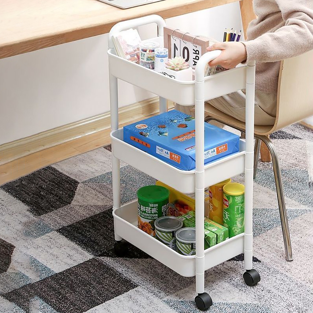 Giá đựng đồ đa năng, đựng đồ mỹ phẩm, nhà bếp cứng cáp dễ di chuyển, chịu lực tốt, dễ lắp đặt