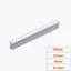 Tay Nắm Ngăn Kéo Tủ Quần Áo Nhôm Đúc Cao Cấp Dài 64–160mm – Âm Tủ Sang Trọng Cho Tủ Bếp, Tủ Áo