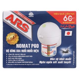 [ ĐÈN KÈM TINH DẦU ĐUỔI MUỖI ] Bộ xông đuổi muỗi ARS Nomat P60 từ Nhật Bản - CÔ THƯ MARKET