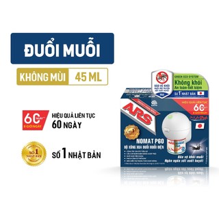 [ ĐÈN KÈM TINH DẦU ĐUỔI MUỖI ] Bộ xông đuổi muỗi ARS Nomat P60 từ Nhật Bản - CÔ THƯ MARKET