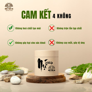 Nụ trầm hương cao cấp Mộc Tâm An, nhang sạch, xông nhà, văn phòng hộp 35 nụ - Loại CAO CẤP THƯỢNG HẠNG
