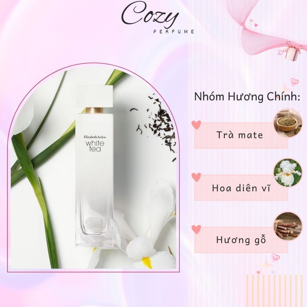 Nước hoa nữ Elizabeth Arden White Tea EDT Chiết 5ml/10ml Hương thơm Nữ tính, Tươi mát - Cozy Perfume