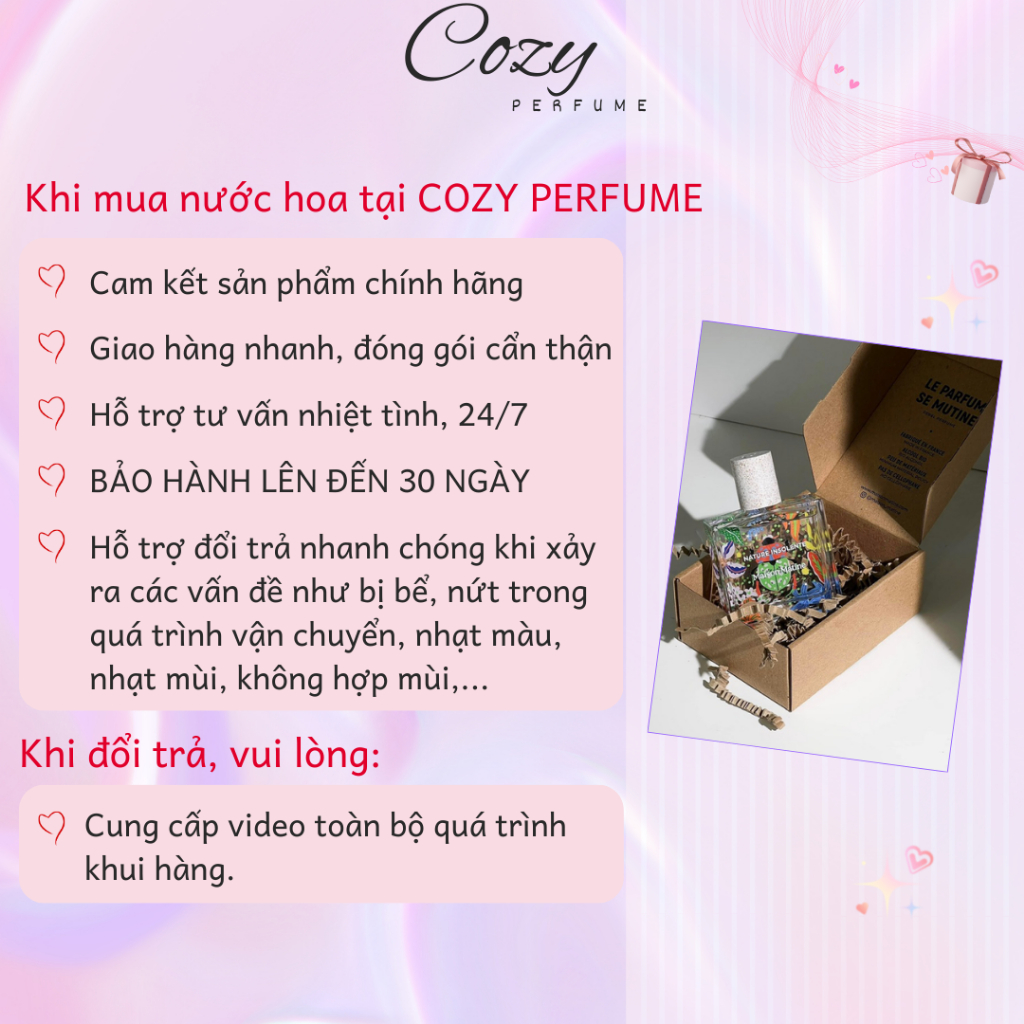 Nước hoa unisex Maison Matine Nature Insolente Chiết 5ml/10ml Hương thơm Trẻ trung - Cozy Perfume