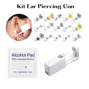 Súng bấm lỗ tai, dụng cụ bấm khuyên tai dùng 1 lần cho Nam và Nữ