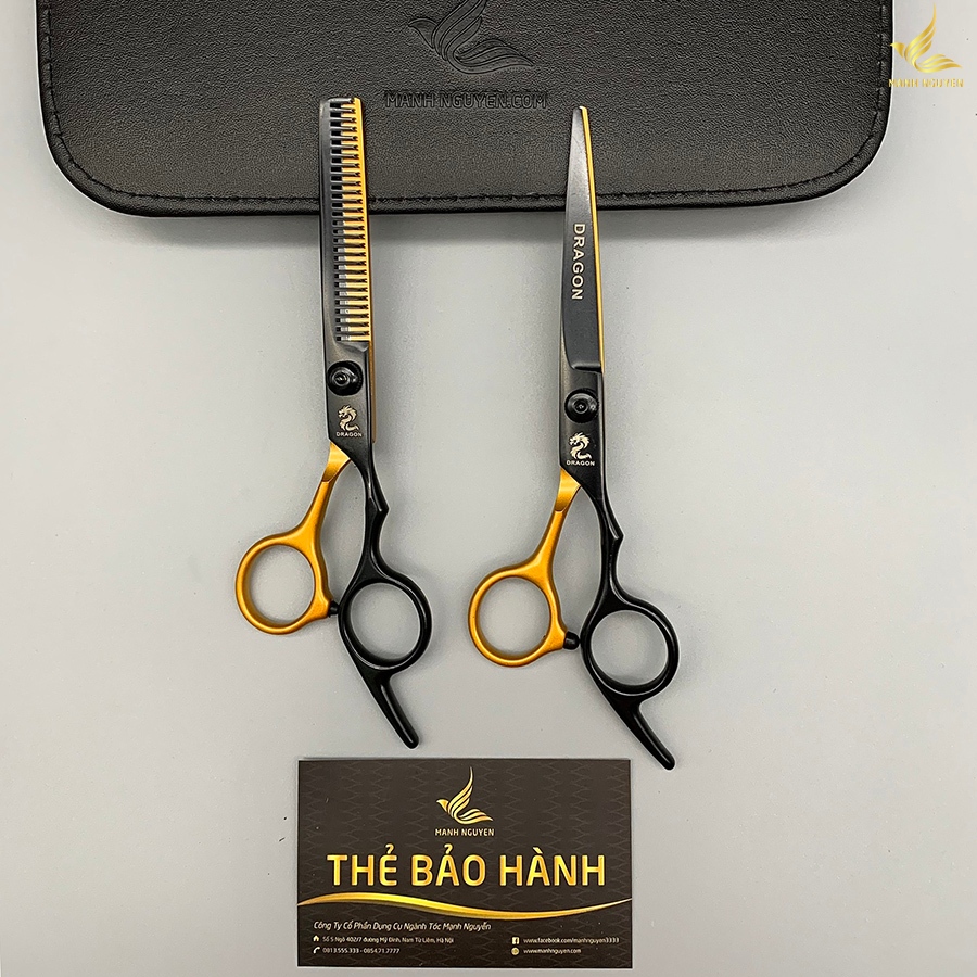 Ảnh Kéo Cắt Tóc Chuyên Nghiệp Akuma Dragon DRA12 Dành Cho Barber Shop Mẫu 2025 3