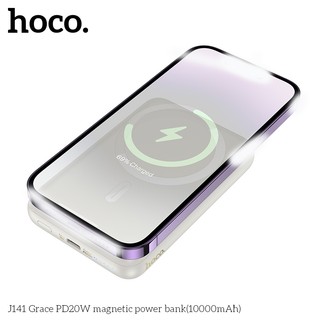 Pin Dự Phòng không dây Hoco J141 10000mAh Wireless Charge 15W, TypeC PD 20W - Phụ Kiện Nhất Tín