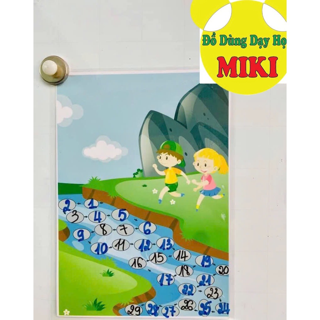 TRÒ CHƠI VƯỢT SUỐI (Đồ Dùng Dạy Học MIKI)