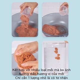 Combo 3 Lọ Bột Tơ Nhện 100g Tơ Nhện Tạo Rong Tạo Sợi Kết Dính Mồi Câu Cá Chất Lượng
