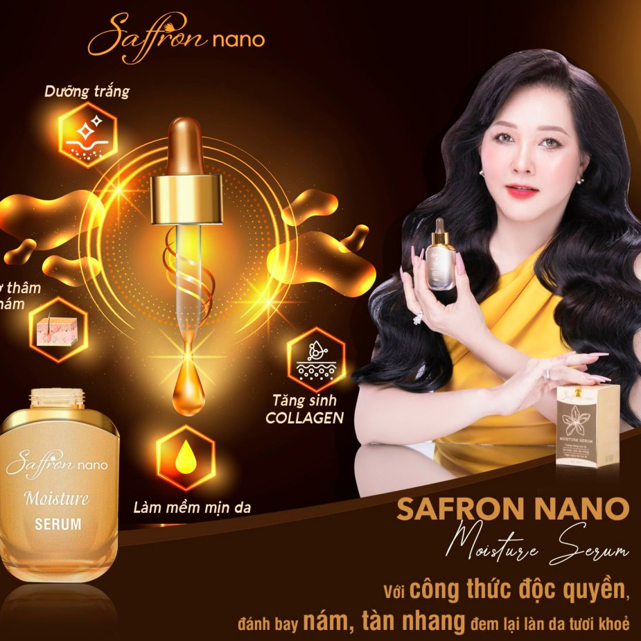 Kem dưỡng trắng da hỗ trợ mờ thâm nám tàn nhang Saffron nano - Tùy Tâm Pharma - 20gram