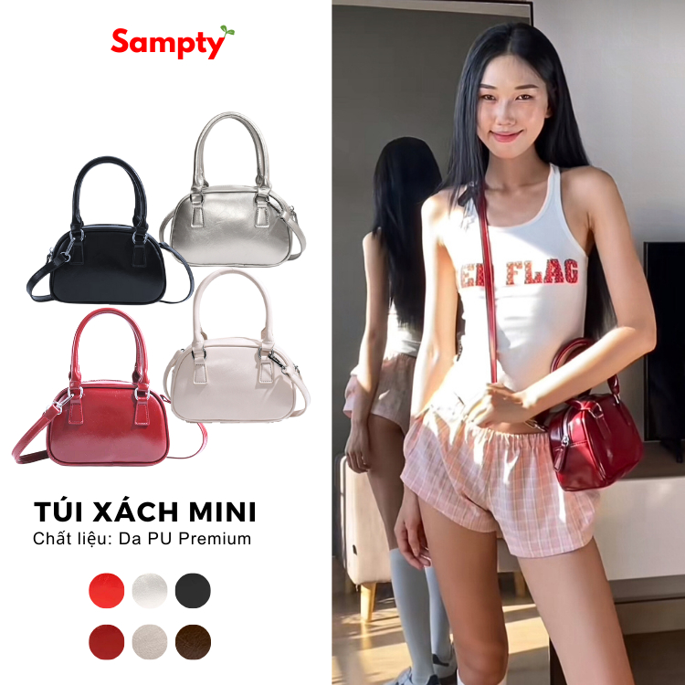 Túi Xách Mini Da PU PREMIUM Đeo Nhiều Kiểu Phong Cách Hàn Quốc Hot Trend 2025 𝐒𝐚𝐦𝐩𝐭𝐲