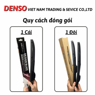 Gạt mưa ô tô Denso 5 khúc - Gạt mưa chính hãng chân cài đa năng phù hợp với mọi loại xe