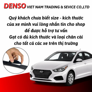 Gạt mưa ô tô Denso 5 khúc - Gạt mưa chính hãng chân cài đa năng phù hợp với mọi loại xe