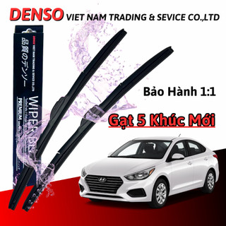Gạt mưa ô tô Denso 5 khúc - Gạt mưa chính hãng chân cài đa năng phù hợp với mọi loại xe