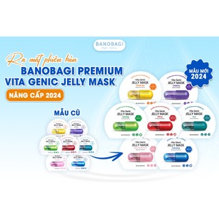 Mặt Nạ Banobagi Vitamin Vita Genic Jelly Mask Dưỡng Ẩm Dưỡng Trắng Phụ Hội Các Loại Mẫu Mới 2024