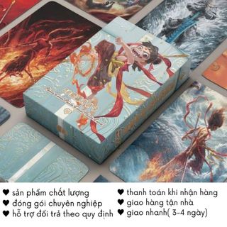 Lomo Card Na Tra Hologram Hộp 50 Tấm Bo Góc Timo QT68