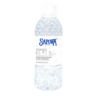 Thùng 24 chai nước tinh khiết Sapuwa 330ml