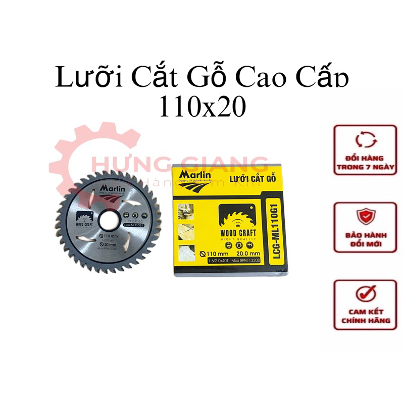 Lưỡi Cắt Gỗ 100 Marlin Cao Cấp, Chịu Nhiệt Mài Mòn Cao