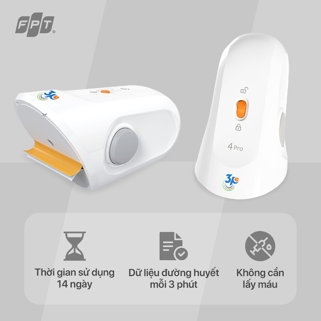 Ảnh Cảm biến máy đo đường huyết  liên tục 3P (Sản phẩm phải sử dụng cùng Thiết bị truyền tín hiệu 3P) 4