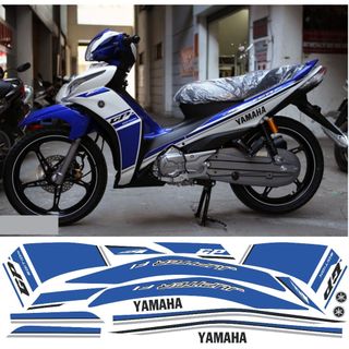 TEM RỜI JUPITER FI - TRẮNG XANH GP- IN 3 LỚP KHÔNG BAY MÀU.