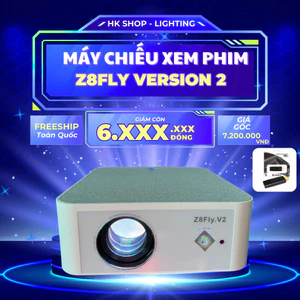 Máy Chiếu Z8fly V2 tặng usb 128gb | Full HD 1080 dùng cho đi cảnh , xem phim , karaoke , youtube tặng usb 64gb full cảnh