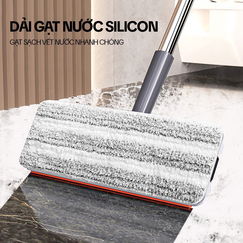 Ảnh Miếng Lau Nhà Thay Thế KITIMOP SM33 PRO – Bông Lau Nhà Thay Thế 33X12CM, Giẻ Lau Nhà Vải Tự Lọc Cao Cấp 4