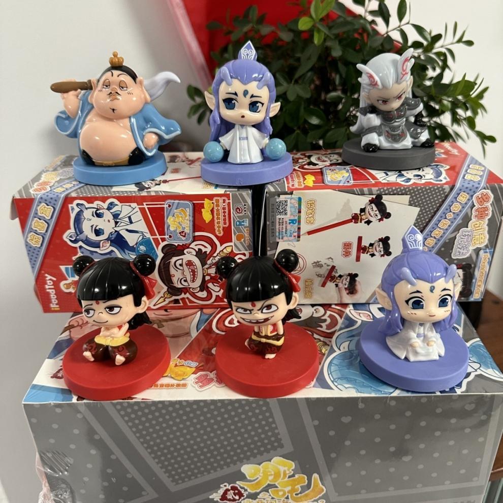 Hộp Blindbox Natra Ngao Bính Bản Ma Đồng Giáng Thế, Mô Hình Nhân Vật Natra, Ngao Bính,Ngao Quảng,Thái Ất