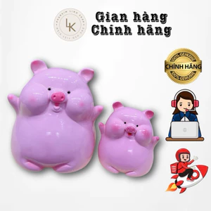 Heo đất tiết kiệm bánh bao cao cấp size lớn mẫu mới 2025