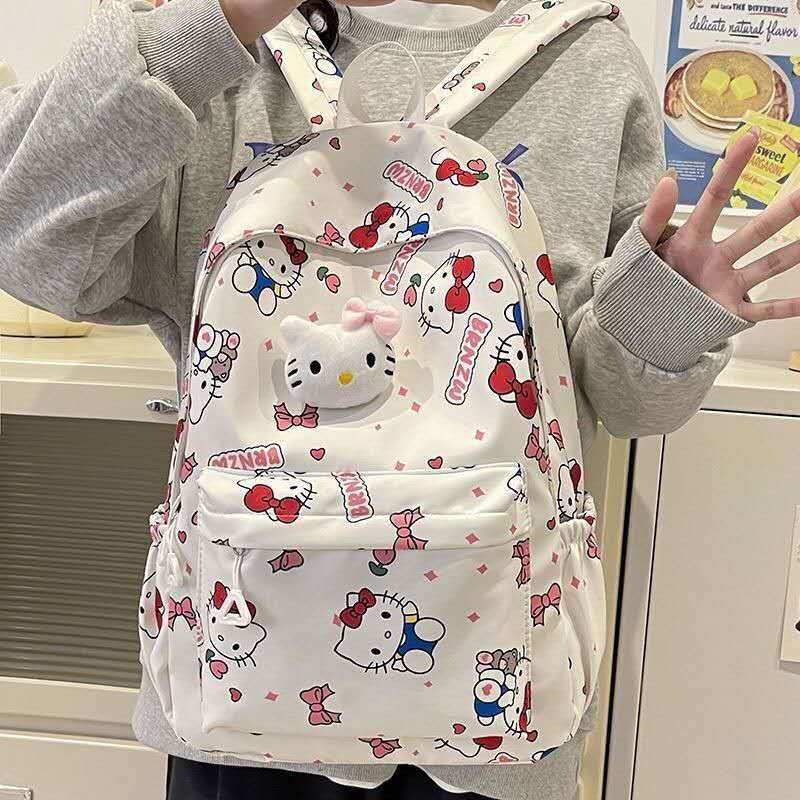 Balo Hello Kitty Túi đeo vai dễ thương Chống mài mòn Giảm âm dung lượng ...