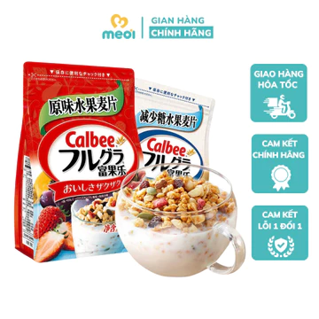 Ngũ cốc Calbee, Ngũ cốc trái cây bổ sung chất xơ, dinh dưỡng